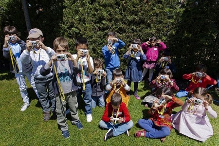 Taller de fotografía para niños en octubre en la tienda de National Geographic de Madrid