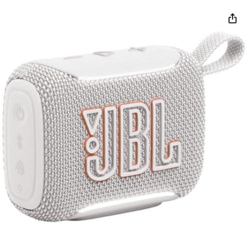 JBL, Caixa de Som, Go 5, Bluetooth, Portátil, Auracast, À Prova D'água e Poeira - Branca
