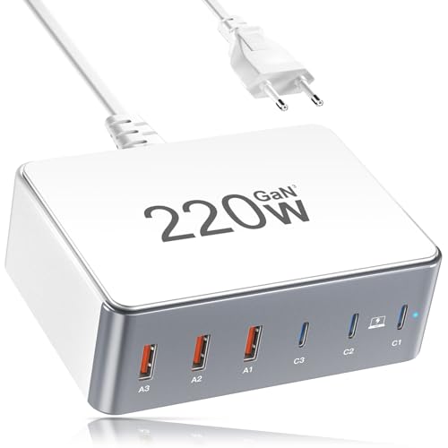220W Cargador USB C Múltiple