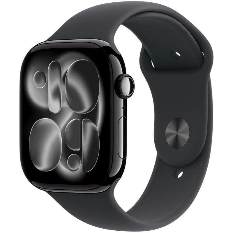 Apple Watch Series 11 GPS 46mm Caja de Aluminio Negro Azabache con Correa Deportiva Negra M/L