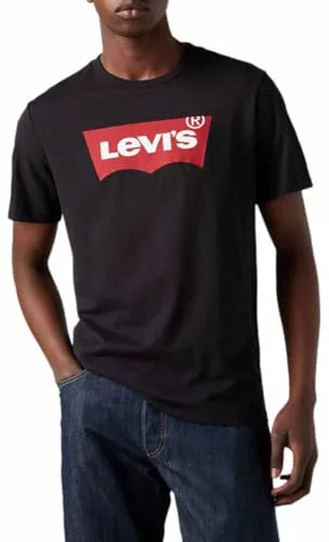 Levi's Graphic Set-in Neck T-Shirt, Graphic H215-Hm Black, L Hombre