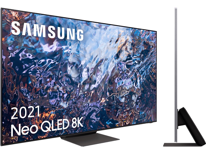 TV QLED 55" - Samsung QE55QN750ATXXC, Neo QLED 8K con Inteligencia Artificial, Smart TV, Negro y Plata