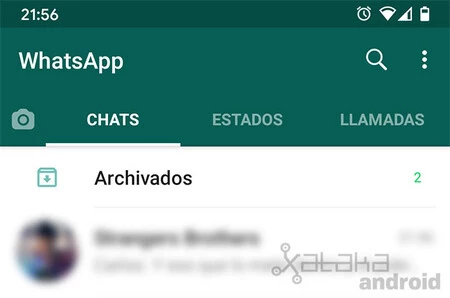 アーカイブされた WhatsApp