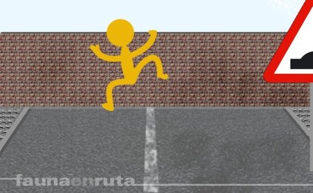 Resaltos y badenes, bandas reductoras de velocidad