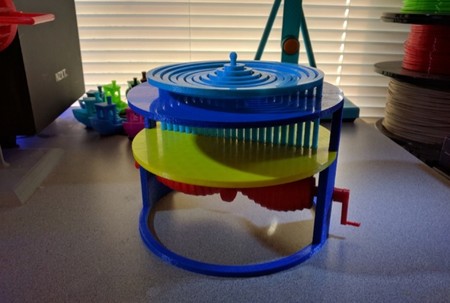 Gracias a la impresión 3D puedes fabricarte cosas tan hipnóticas como esto