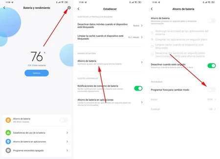 Xiaomi Miuiバッテリー節約プログラム
