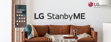 Este llamativo monitor de LG se llama StandbyME y llega con pantalla táctil, webOS y una batería para olvidarnos de los cables
