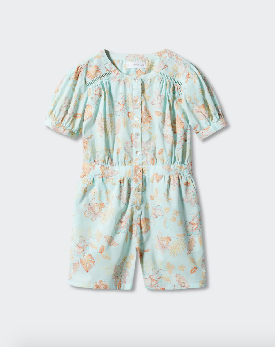 Mono estampado de flores