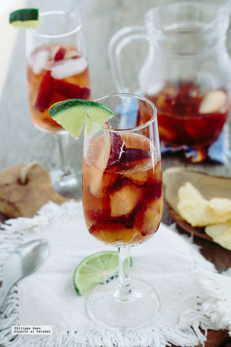 Clericot espumoso. Receta fácil de bebida