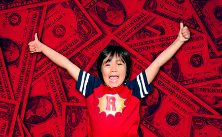 Forbes estima el YouTuber mejor pagado de 2019 es Ryan Kaji: un niño de ocho años que ha ganado 26 millones de dólares