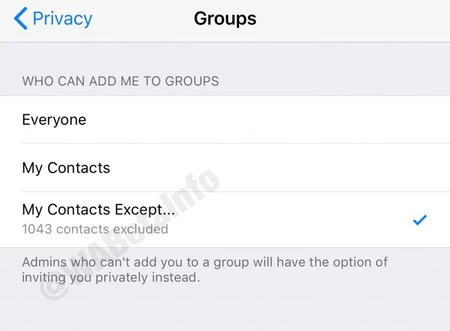 Whatsapp プライバシー グループ
