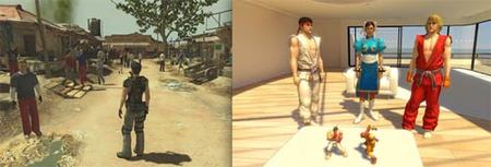 'Street Fighter IV' y 'Resident Evil 5' en PlayStation Home