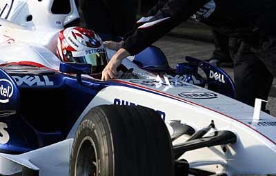 Buen debut de Javi Villa con BMW Sauber