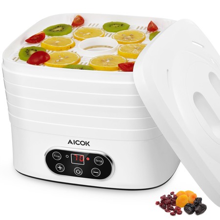 Cupón de descuento de 17 euros en el deshidratador de alimentos Aicok: se queda en 27,99 euros en Amazon