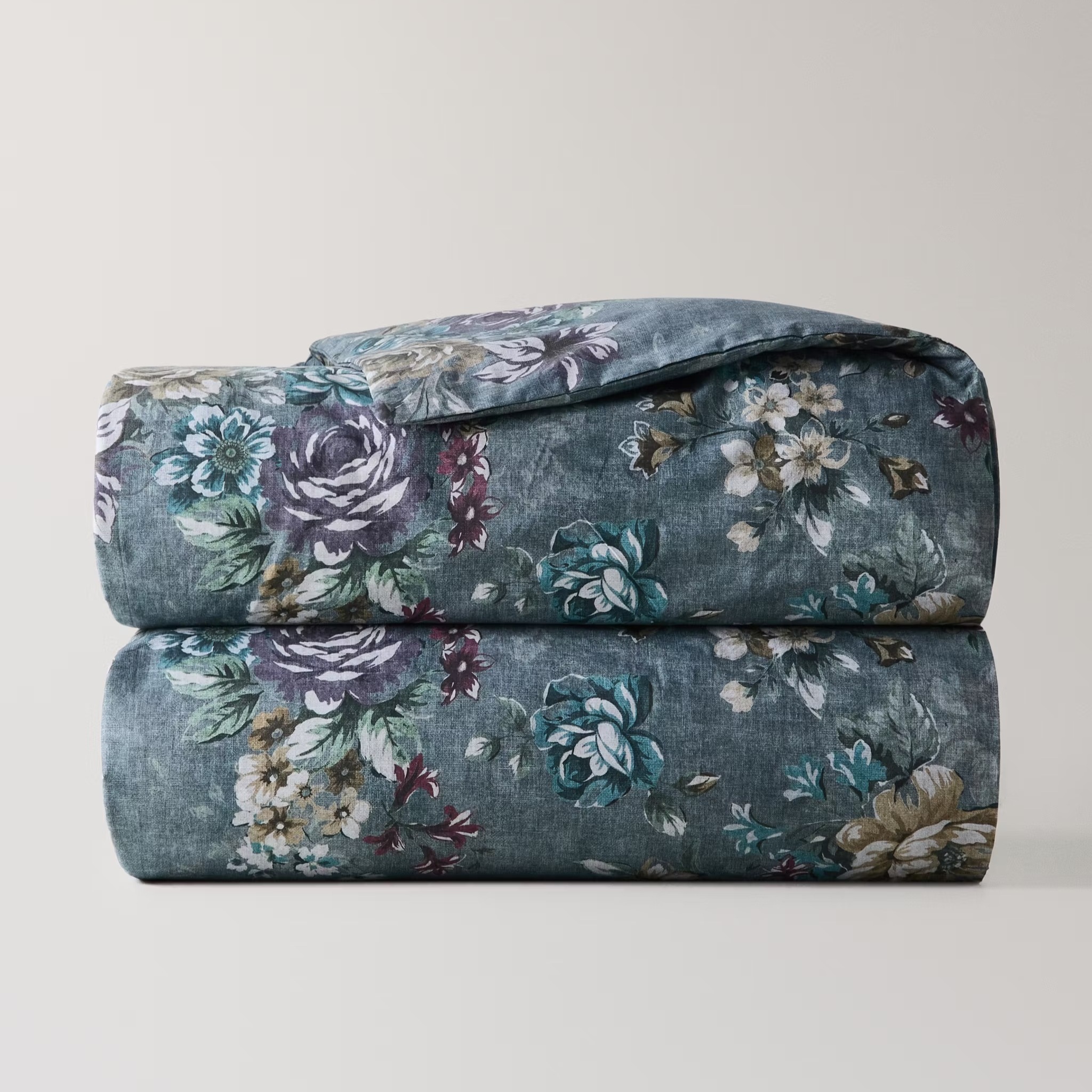 Funda nórdica 100% algodón floral Cama 150/160 cm