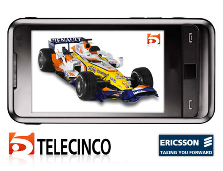 Ericsson y Telecinco lanzan la Fórmula 1 en el móvil