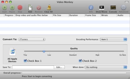 Video Monkey, siguiendo los pasos de VisualHub