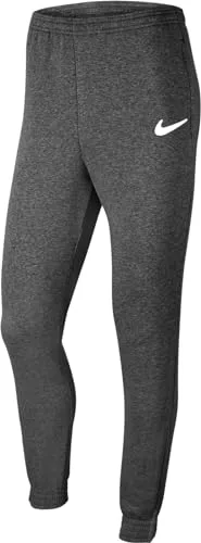 Nike CW6907 M NK FLC PARK20 Pant KP Pants Mens Charcoal Heathr/White/White L