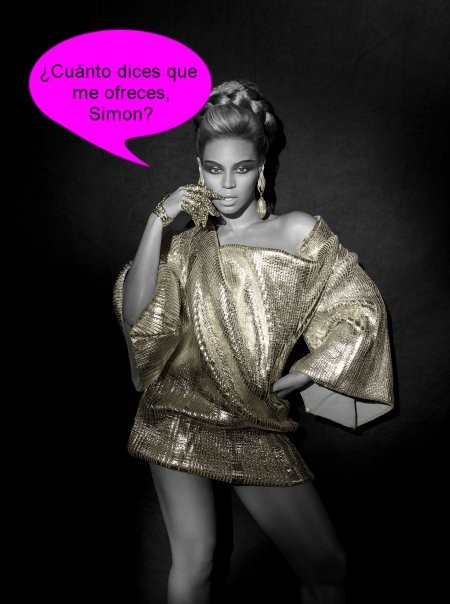 ¿Convencerá Simon Cowell a Beyoncé para participar en X Factor?