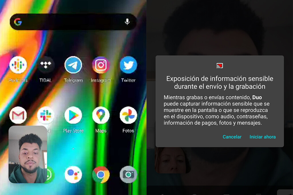 Google Duo ya permite compartir la pantalla durante una videollamada: así funciona