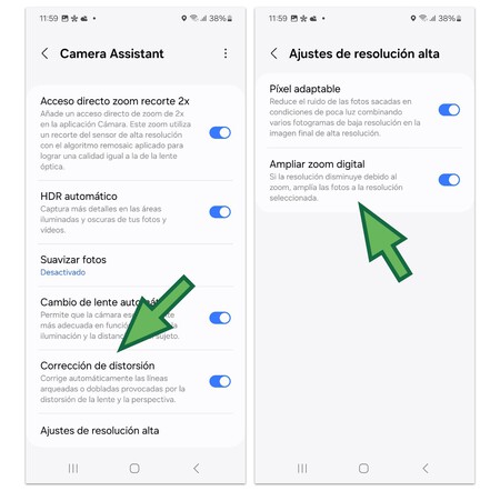 Mejoras Camara Samsung Galaxy