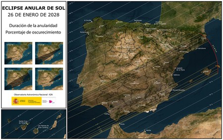 Eclipse Solar Trio Tres 2027 2028 Visibles Espana
