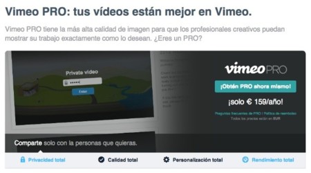 Vimeo se sube al carro del Terabyte, pero sólo en sus cuentas de pago