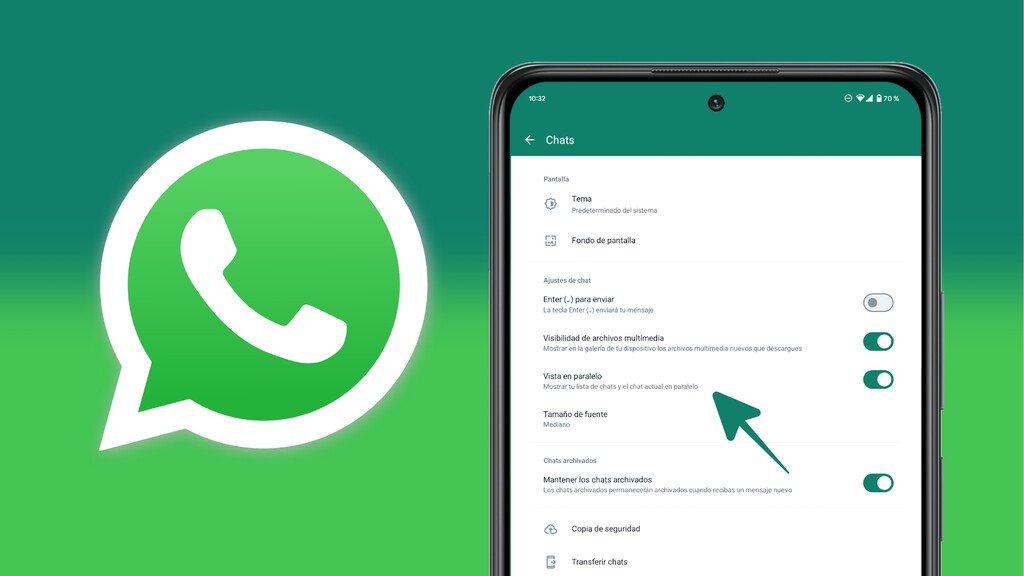 Qué es la ‘Vista en paralelo’ de WhatsApp, el modo que aparece en algunos Android 