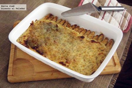 Espárragos rebozados con bechamel de almendras. Receta