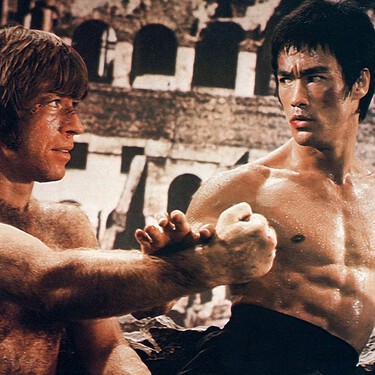 Bruce Lee And Chuck Norris