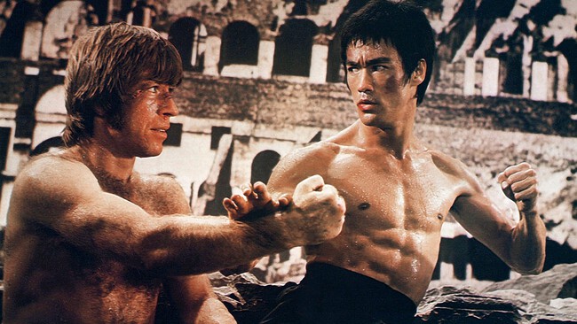 Bruce Lee And Chuck Norris