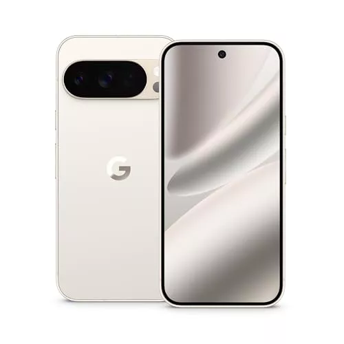 Google Pixel 10 Pro - Smartphone Android Libre con Gemini, Sistema de cámara Trasera Triple, batería de más de 24 Horas y Pantalla Super Actua de 6,3" - Porcelana, 128GB