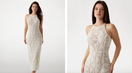 vestido de guess
