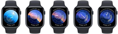 ここでは、さまざまな夕暮れと、それが Apple Watch のソーラー文字盤にどのように反映されるかを見ていきます。