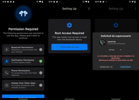 Configuración de LibrePods en un móvil rooteado