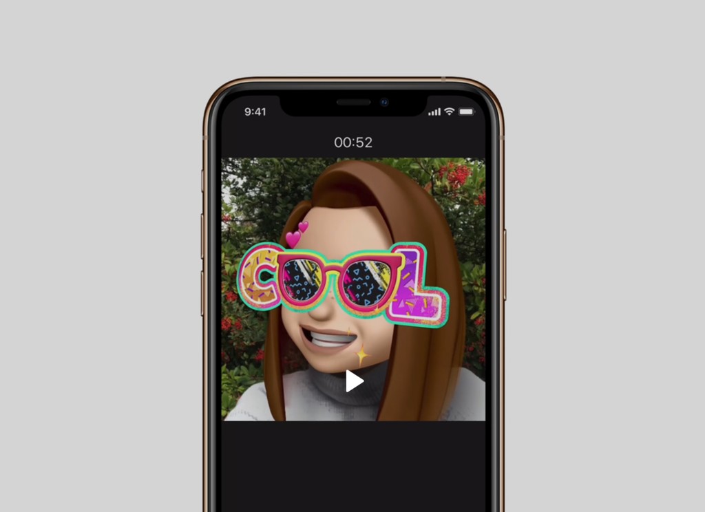 La app Clips de Apple se actualiza para permitir hacer vídeos con Animoji, Memoji y nuevos stickers