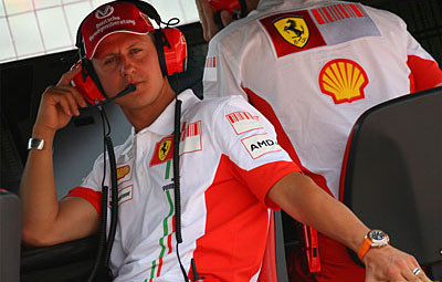 Schumacher pilotará el F2007 en Barcelona