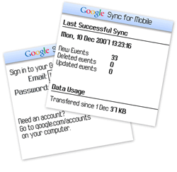 Google Calendar Sync para Blackberry