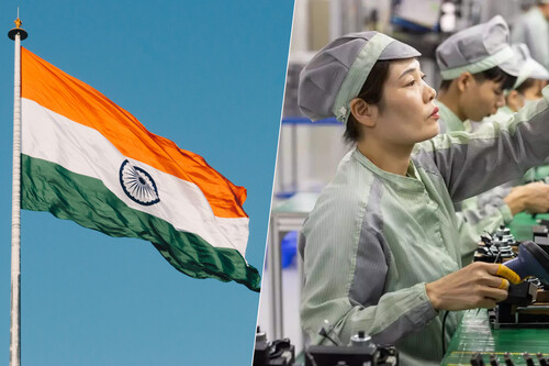 India China