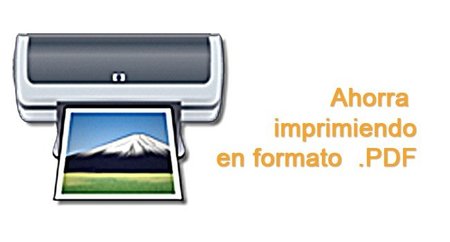 Imprime en formato .PDF gracias al uso de las impresoras virtuales