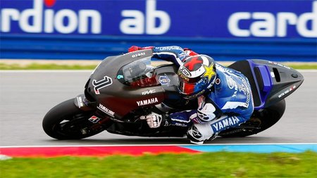 Jorge Lorenzo a bordo de la Yamaha 2012