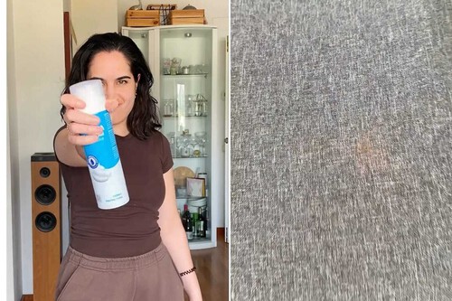 Truco para limpiar tapicerías con espuma de afeitar