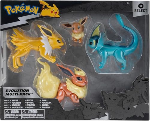 Jazwares Pokemon Select Eevee Evolution Pack