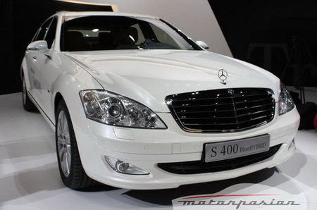 Mercedes S400 Bluehybrid en el Salón de París