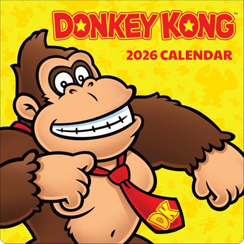 Donkey Kong 2026 Wall Calendar