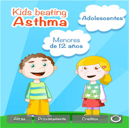 La primera aplicación sanitaria para niños con asma se llama 'Kids Beating Asthma'