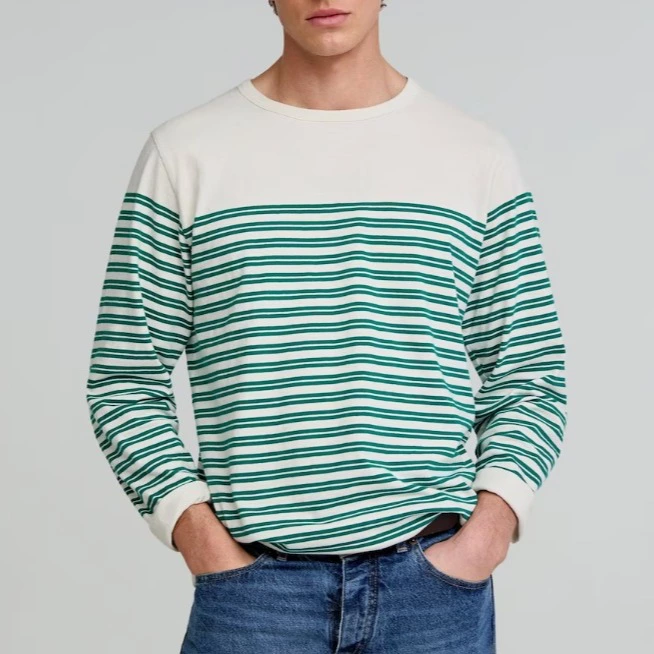 Scalpers Camiseta de hombre de algodón de manga larga