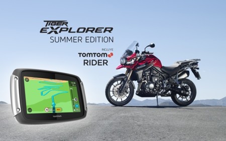 Triumph Tiger Explorer Summer Edition con TomTom RIDER 400 de serie