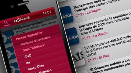 eSNews, mantente informado llevando toda la prensa española en tu bolsillo
