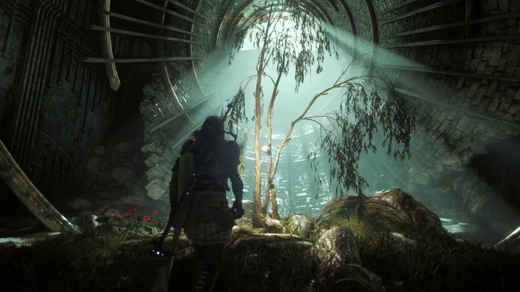 Escenario de fantasía oscura en Soulframe